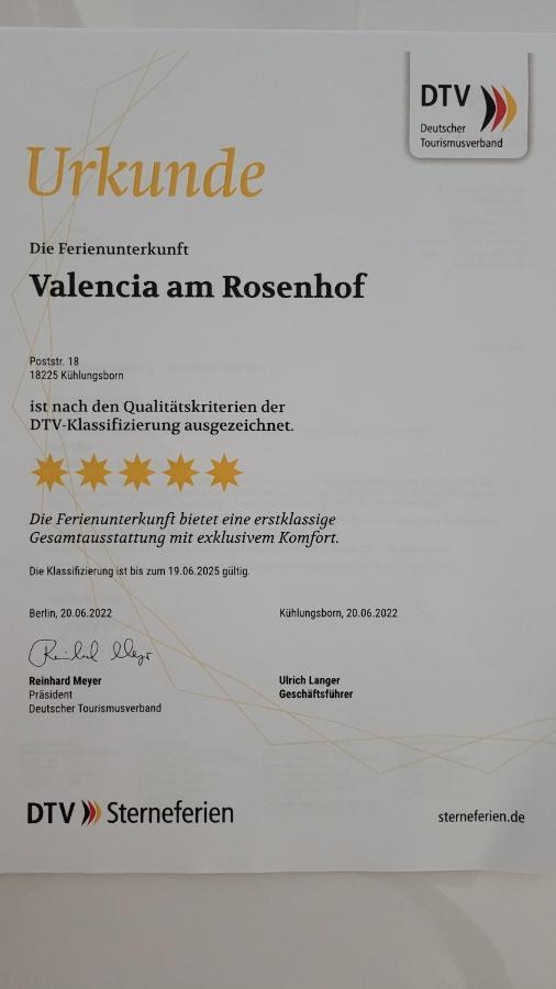 Fewo Valencia Am Rosenhof - 5 Sterne Dtv Ostseebad Kühlungsborn Extérieur photo